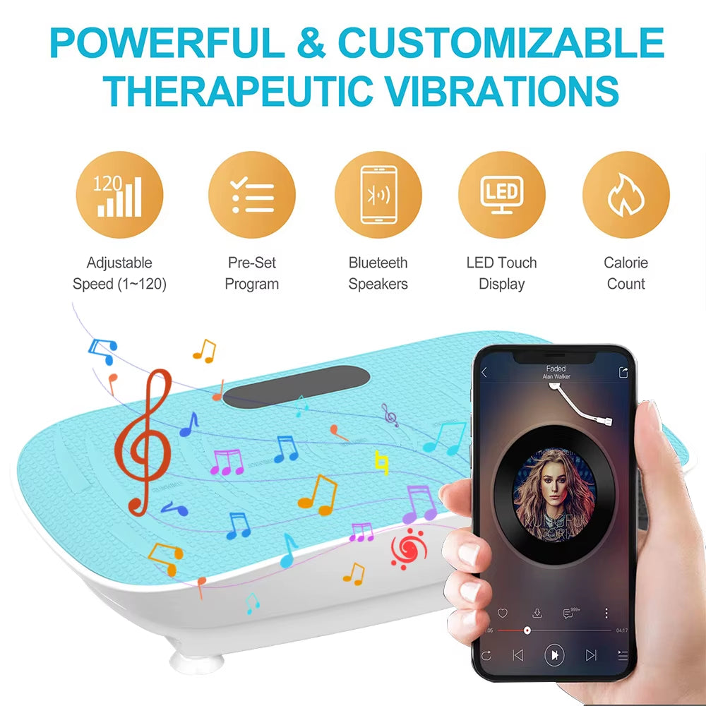 New Arrival High Quality up and Down/Vertical Vibration Machine Whole Body Workout Vibration Fitness Platform